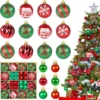P-87213238703240-20260406093545.webp Unyqoos® Set van 44 kleurrijke kunststof kerstballen voor feestelijke decoratie