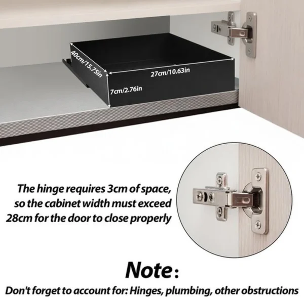 P-87213238705606-20260406100140.webp Unyqoos® Uittrekbare telescooplade voor keuken en badkamer zonder boren nodig