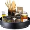 P-87213238735470-20260406102009.webp Unyqoos® Rond draaiplateau van roestvrij staal voor kruiden en meer in keuken
