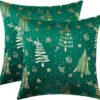 P-87213238764254-20260406112401.webp Unyqoos® Set van 2 Fluwelen Kerstkussenslopen voor Sierkussens in Woonkamer of Slaapkamer