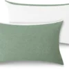 Unyqoos® Katoenen Kussenslopen Set van 2 met Linnen Look en Verborgen Ritssluiting