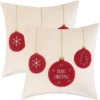 P-87213238784980-20260406113304.webp Unyqoos® Set van twee fluwelen kussenslopen met kerstontwerp voor sfeervolle decoratie