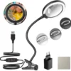 Unyqoos® Flexibele lees- en vergrootlamp met dimbare LED-verlichting en klem