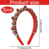 P-87213238792041-20260406093805.webp Unyqoos® Set van twee kersthaarbanden met belletjes voor feestelijke gelegenheden