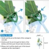 Unyqoos® Set van zes elegante lichtblauwe kunstbloem corsages voor formele gelegenheden