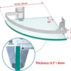 P-87213238808351-20260405174031.webp Unyqoos® Stijlvolle glazen badkamerrekken met stang en stevige montagebeugels