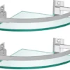 P-87213238808352-20260405174037.webp Unyqoos® Stijlvolle glazen badkamerrekken met stang en stevige montagebeugels