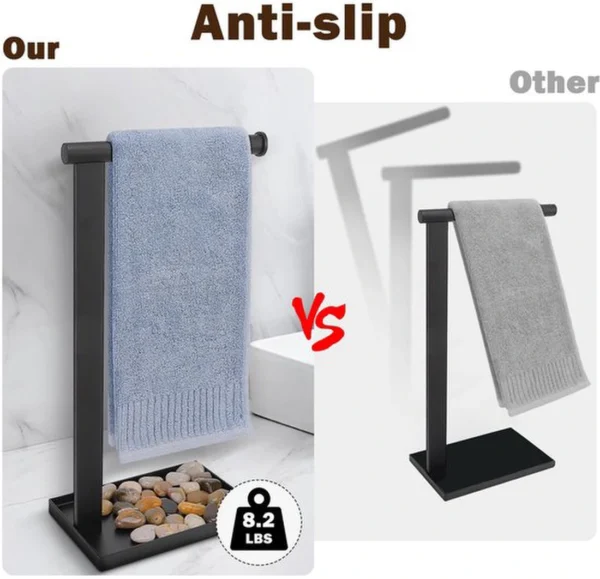 P-87213238812147-20260405183556.webp Unyqoos® Stijlvolle vrijstaande handdoekhouder van roestvrij staal voor badkamer en keuken