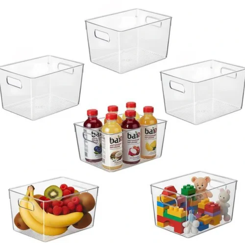 Unyqoos® Handige BPA-vrije koelkastorganizerset voor efficiënte keukenopslag