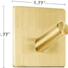 Unyqoos® Zelfklevende Roestvrijstalen Handdoekhaken voor Badkamer en Keuken - Gouden Set van 3 Stuks