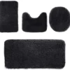 P-87213238862400-20260405140416.webp Unyqoos® Zachte en absorberende 4-delige badmatset met antislip voor elke badkamer
