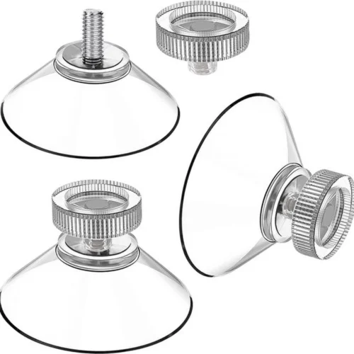 P-87213238888170-20260406121449.webp Unyqoos® Set van 25 transparante zuignappen met kartelmoer voor stevige bevestiging