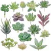 P-87213238898450-20260405142044.webp Unyqoos® Set van 16 Realistische Kunstvetplanten voor Decoratie van Huis en Kantoor