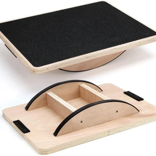 Unyqoos® Houten Evenwichtstrainer voor Verbetering van Balans en Rompstabiliteit