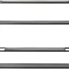 Unyqoos® Moderne set van twee zwarte metalen wandrekken voor stijlvolle opbergruimte
