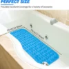 P-87213238969732-20260405141950.webp Unyqoos® Veilige en comfortabele antislip badmat met zuignappen voor bad en douche