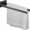 P-87213238972770-20260405184434.webp Unyqoos® Zwarte handdoekhouder met dubbele armen en antislip voor snelle droging