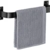 P-87213238977890-20260405184853.webp Unyqoos® Stijlvolle zwarte handdoekhouder 30 cm voor badkamer en keuken