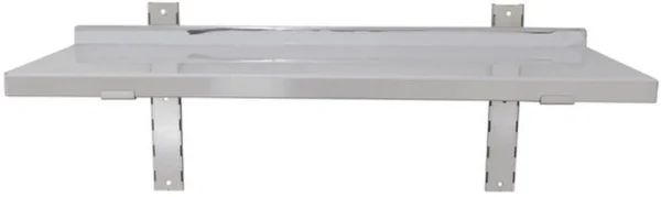 Unyqoos® Elegant en ruim wandrek van roestvrij staal voor diverse toepassingen