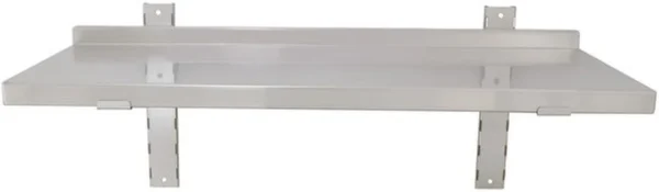 Unyqoos® Elegant en ruim wandrek van roestvrij staal voor diverse toepassingen
