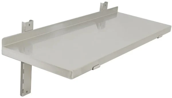 Unyqoos® Elegant en ruim wandrek van roestvrij staal voor diverse toepassingen