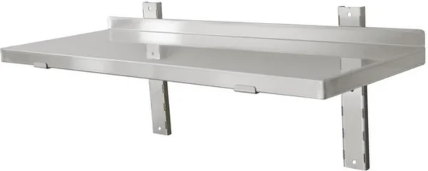 Unyqoos® Elegant en ruim wandrek van roestvrij staal voor diverse toepassingen