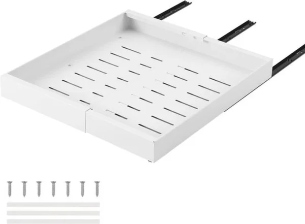Unyqoos® Uittrekbare keukenkast organizer met telescopische lade en kleefbevestiging