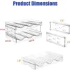 P-87213239052866-20260406100321.webp Unyqoos® Stapelbaar flessenrek voor efficiënte opslag in keuken en koelkast
