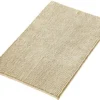 Unyqoos® Superzachte Antislip Badmat Voor Badkamer, Douche En Toilet - 40 x 60 cm, Beige, Chenille Stof