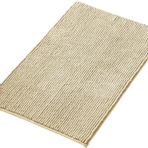 P-87213239063510-20260405140108.webp Unyqoos® Superzachte Antislip Badmat Voor Badkamer, Douche En Toilet - 40 x 60 cm, Beige, Chenille Stof