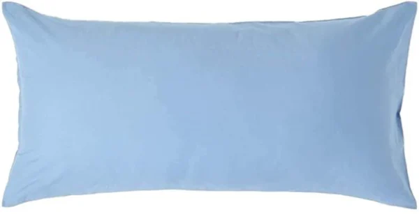 P-87213239066580-20260406113347.webp Unyqoos® Blauwe kussensloop van Egyptisch katoen met ritssluiting en ademend comfort