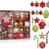 P-87213239077300-20260406092222.webp Unyqoos® Set van 70 onbreekbare kerstballen voor feestelijke boomversiering