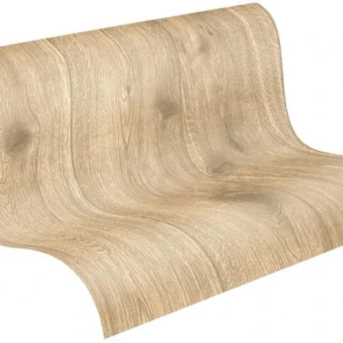 Unyqoos® Fotorealistisch vliesbehang in houtlook voor sfeervolle wanddecoratie