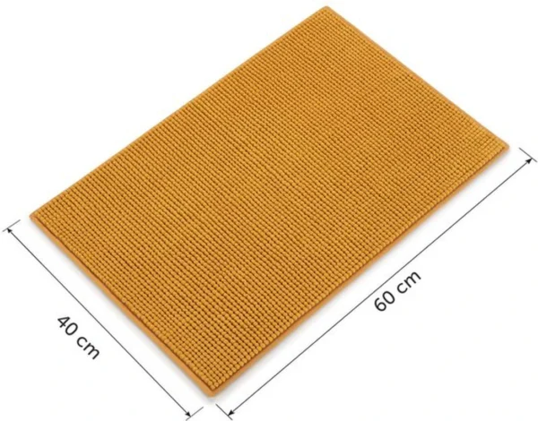 Unyqoos® Badekamer Tapijt 40x60 cm Hoogpolig Chenille - Zacht en Absorberend Badmatje voor Veiligheid en Comfort