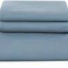 Unyqoos® Katoenen Beddengoedset Grijsblauw 155 x 220 cm met Kussenslopen en Ritssluiting