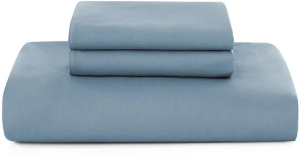 Unyqoos® Katoenen Beddengoedset Grijsblauw 155 x 220 cm met Kussenslopen en Ritssluiting
