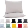 P-87213239136250-20260406113106.webp Unyqoos® Set van 2 Grijze Kussenslopen 40x80 cm van Zacht Jerseykatoen