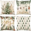 P-87213239160770-20260406112445.webp Unyqoos® Set van 4 decoratieve kussenslopen voor sfeervolle kerstversiering