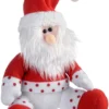 P-87213239173883-20260406092331.webp Unyqoos® Set van twee feestelijke decoraties met Kerstman en sneeuwpop, 28 cm hoog