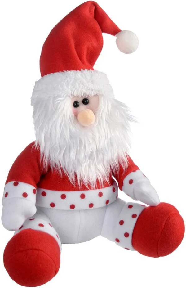 P-87213239173883-20260406092331.webp Unyqoos® Set van twee feestelijke decoraties met Kerstman en sneeuwpop, 28 cm hoog