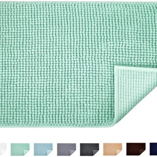 Unyqoos® Absorberende en Zachte Antislip Badmat met Chenille Microvezel 50x80cm