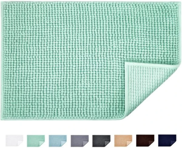 Unyqoos® Absorberende en Zachte Antislip Badmat met Chenille Microvezel 50x80cm