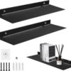 P-87213239207530-20260406082526.webp Unyqoos® Set van twee zwevende acryl wandplanken voor diverse ruimtes zonder boren