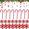 P-87213239216130-20260406092414.webp Unyqoos® Set van 48 feestelijke suikerstokken voor kerstdecoratie aan boom en deur