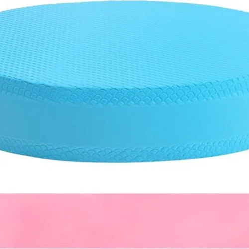 P-87213239227260-20260405103110.webp Unyqoos® Ovale Blauwe Balanspad voor Pilates en Fysiotherapie met Antislip Eigenschappen