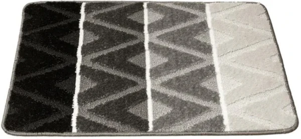 Unyqoos® Driedelige badmat set met antislip en wasbare zachte structuur voor badkamer