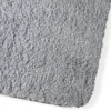 Unyqoos® Grijze badmat met antislip en hoogpolig comfort voor de badkamer