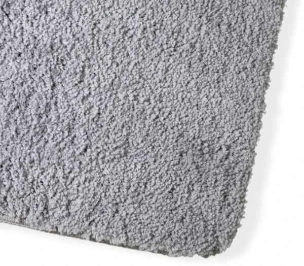 Unyqoos® Grijze badmat met antislip en hoogpolig comfort voor de badkamer