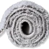 Unyqoos® Grijze badmat met antislip en hoogpolig comfort voor de badkamer