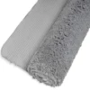 Unyqoos® Grijze badmat met antislip en hoogpolig comfort voor de badkamer